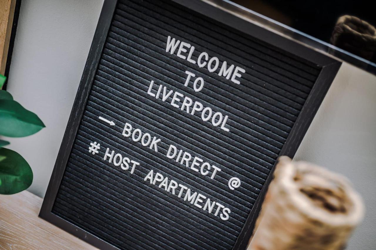 Host Apartments - Contemporary 3 Bed Apt With Balcony - Perfect For Long Stays Liverpool Exterior foto